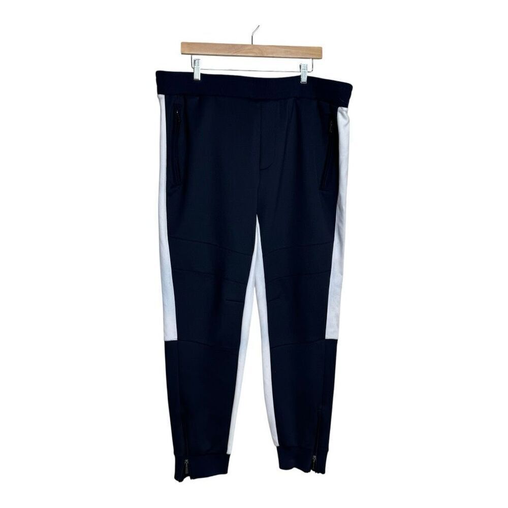 Sean John JOGGERS Mens Running Pants blue  with white stripe‎ 2XL